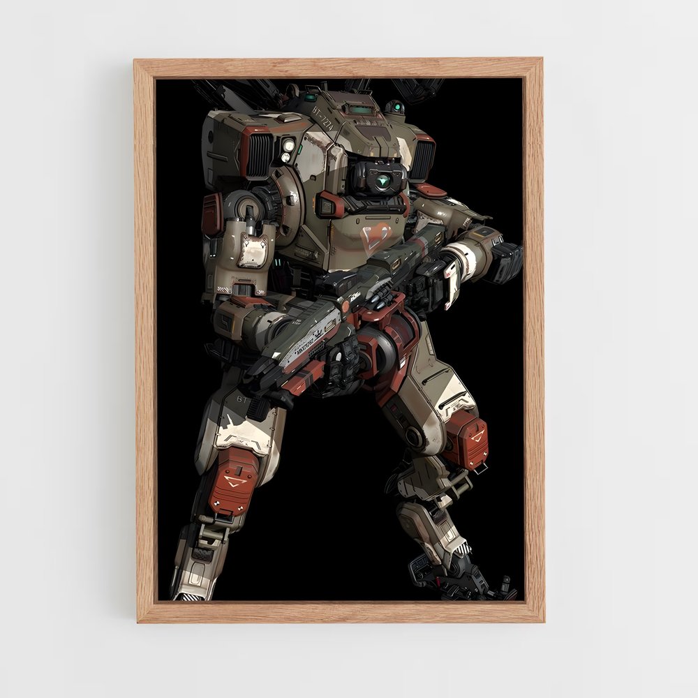 Poster robots futuristes – affiche Titanfall (vue 4)